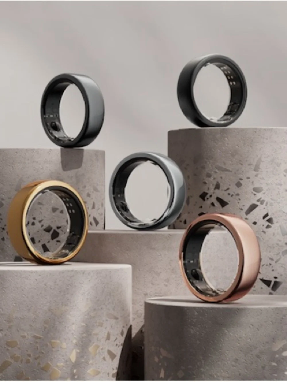 Oura Ring Gen3 Smart Ring — Horizon - Silver - Size 7